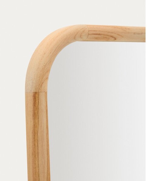Nástěnné zrcadlo s dřevěným rámem 54x154 cm Milsa – Kave Home