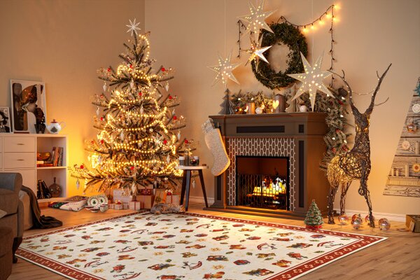 Koberec Toy's Delight Villeroy & Boch červený / vícebarevný