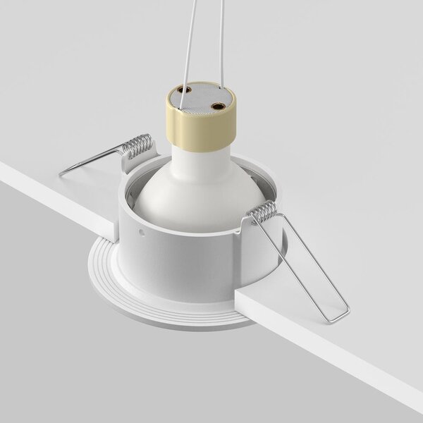 Maytoni Designové vestavné svítidlo SLIM, 10W, ⌀ 8,5 cm, 1xGU10, IP65 Barva: Černá