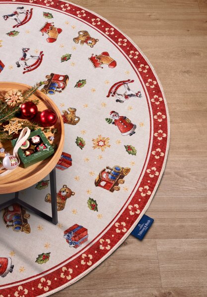 Koberec Toy's Delight Villeroy & Boch červený / vícebarevný kruh