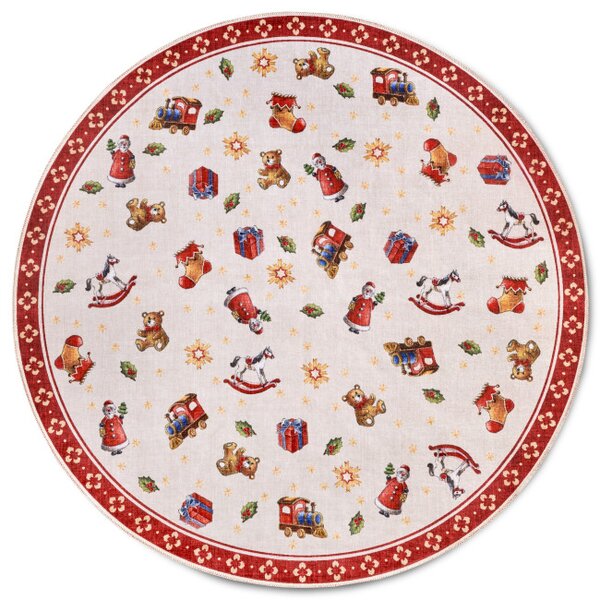 Koberec Toy's Delight Villeroy & Boch červený / vícebarevný kruh