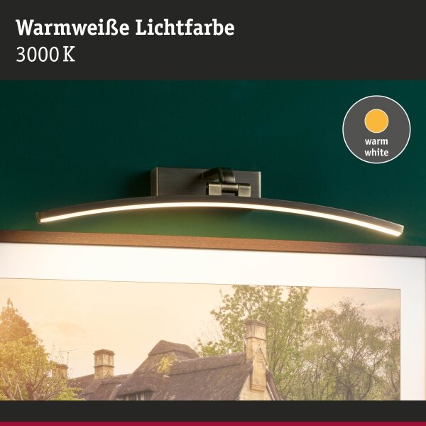 Paulmann 95561 - LED/10W Obrazové svítidlo BENTO 230V 50 cm mosaz