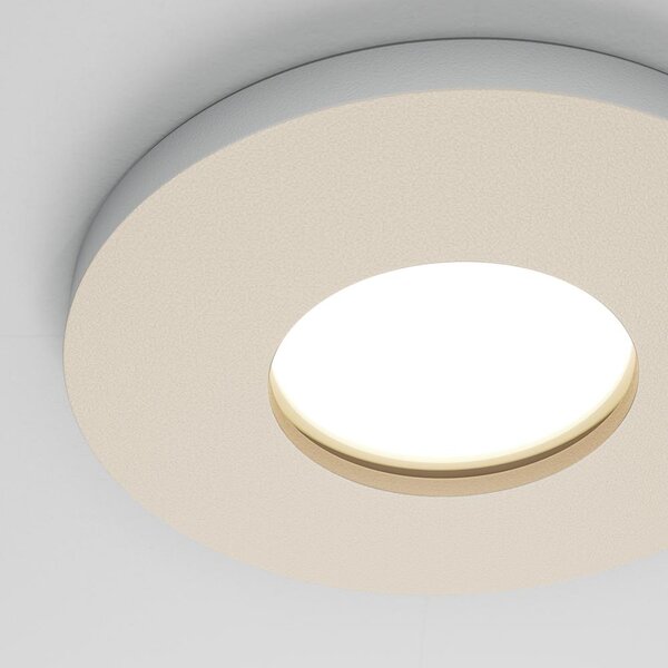 Maytoni Designové vestavné svítidlo STARK, 50W, ⌀ 8,4 cm, 1xGU10, IP65 Barva: Bílá