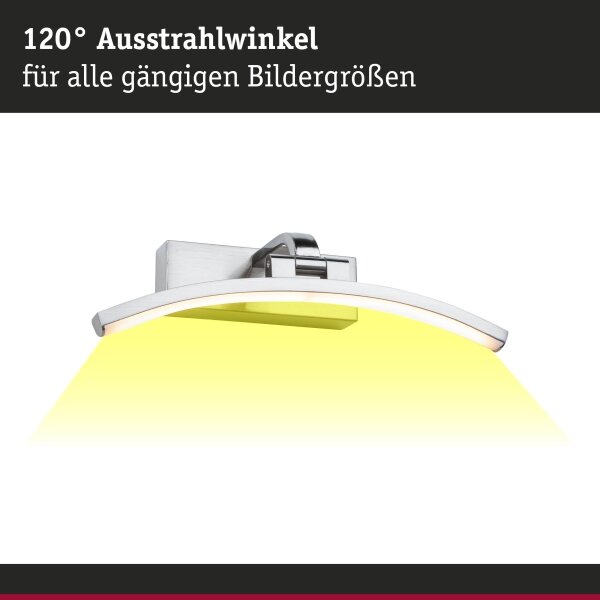 Paulmann 95556 - LED/6W Obrazové svítidlo BENTO 230V 30 cm matný chrom