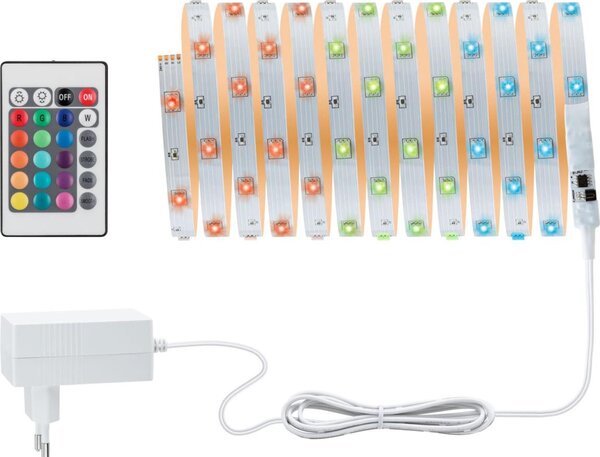 Paulmann 3988 - LED RGBW/13W Stmívatelný pásek TIP 5 m 230V + dálkové ovládání