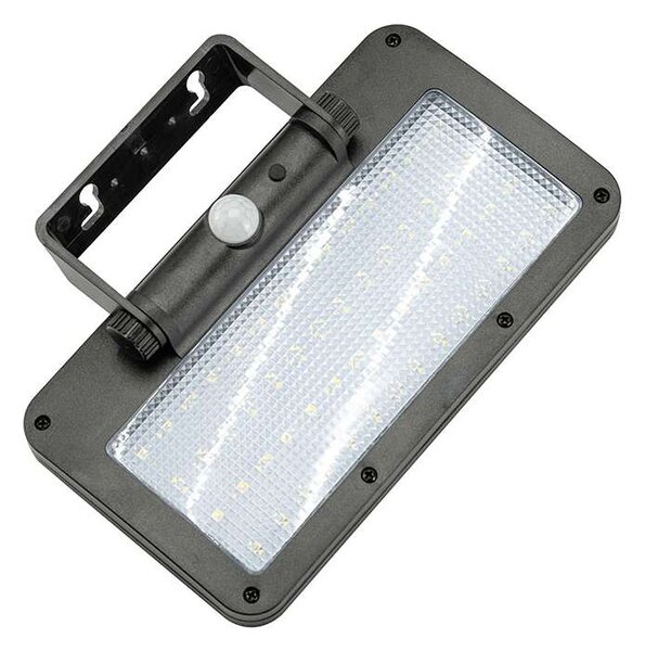 LED solární světlo WO7204 se senzorem, černá
