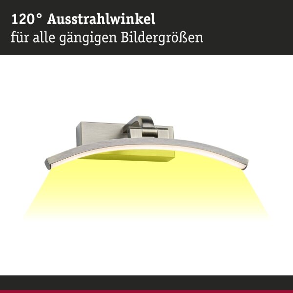 Paulmann 95559 - LED/6W Obrazové svítidlo BENTO 230V 30 cm mosaz