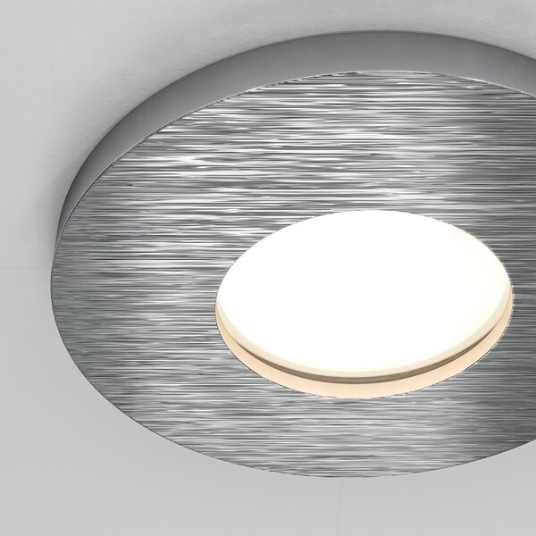 Maytoni Designové vestavné svítidlo STARK, 50W, ⌀ 8,4 cm, 1xGU10, IP65 Barva: Bílá