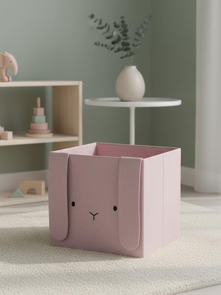 Sinsay - Úložná krabice s 3D oušky - růžová