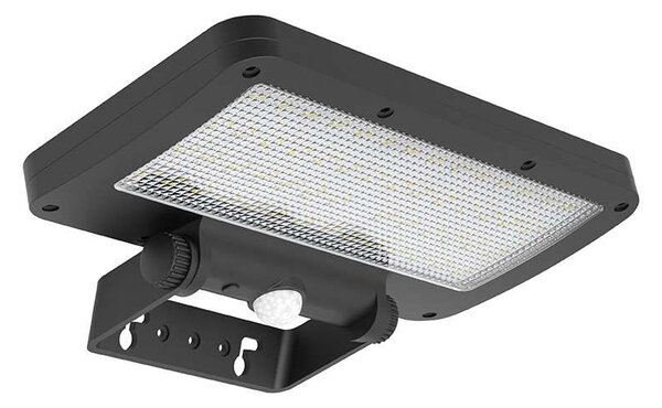 LED solární světlo WO7204 se senzorem, černá
