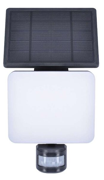 LED solární světlo WO785-1 se senzorem, černá