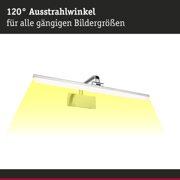 Paulmann 95573 - LED/11W Obrazové svítidlo RENAN 230V 60 cm matný chrom