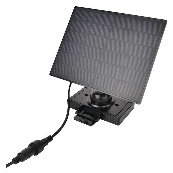 LED solární světlo WO7203 se senzorem, černá