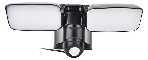 LED solární světlo WO7203 se senzorem, černá