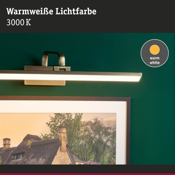 Paulmann 95570 - LED/11W Obrazové svítidlo RENAN 230V 60 cm mosaz