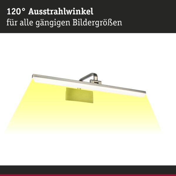 Paulmann 95570 - LED/11W Obrazové svítidlo RENAN 230V 60 cm mosaz