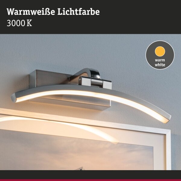 Paulmann 95556 - LED/6W Obrazové svítidlo BENTO 230V 30 cm matný chrom