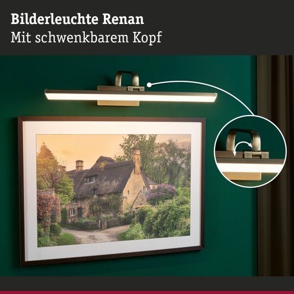 Paulmann 95570 - LED/11W Obrazové svítidlo RENAN 230V 60 cm mosaz