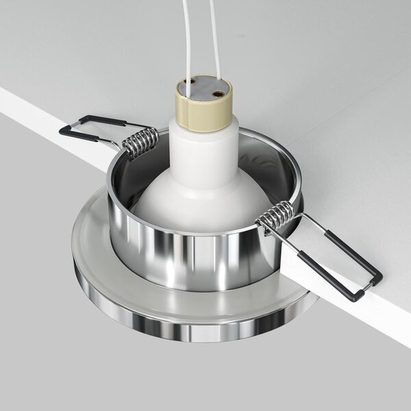 Maytoni Designové vestavné svítidlo STARK, 50W, ⌀ 8,4 cm, 1xGU10, IP65 Barva: Bílá