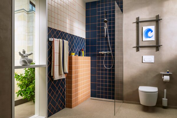 Hansgrohe Activera Select S - Sprchová souprava 95 2jet s tyčí 650 mm s termostatem Ecostat Fine, EcoSmart, chrom 28876000