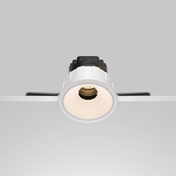 Maytoni Vestavné LED svítidlo WISE, 10W, ⌀ 8,3 cm, 3000K Barva: Černá
