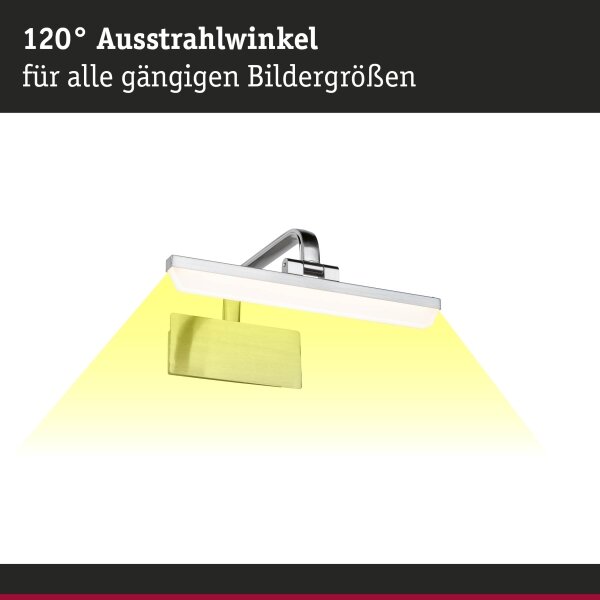 Paulmann 95571 - LED/6W Obrazové svítidlo RENAN 230V 30 cm matný chrom