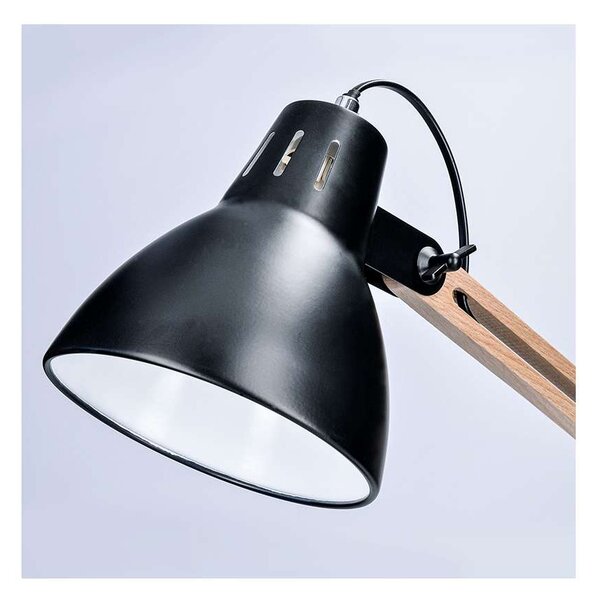 LED stolní lampička WO57 Falun, černá