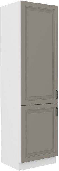 STL 60 cm skřínka vysoká pro lednici STILO II Barevné provedení STILO: Bílá / Jílově šedá