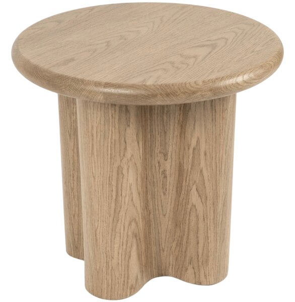 LÉTO -15% Somcasa Dubový odkládací stolek Mateo ø 50 cm