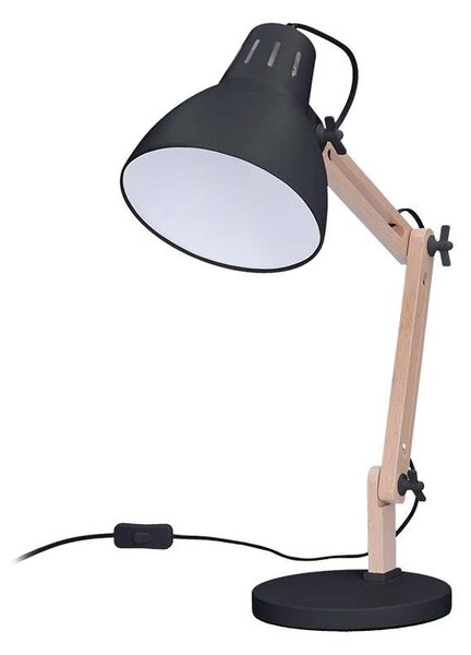 LED stolní lampička WO57 Falun, černá
