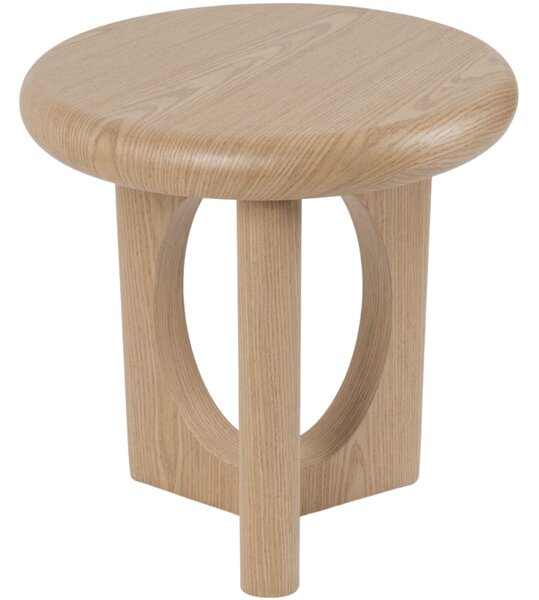 Somcasa Dubový odkládací stolek Arnaud ø 50 cm