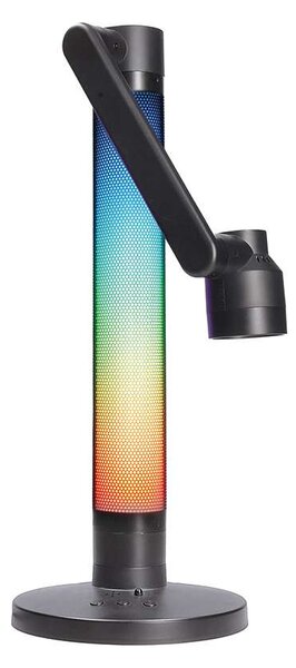 LED stolní lampička WO67 RGB s dálkovým ovladačem, černá