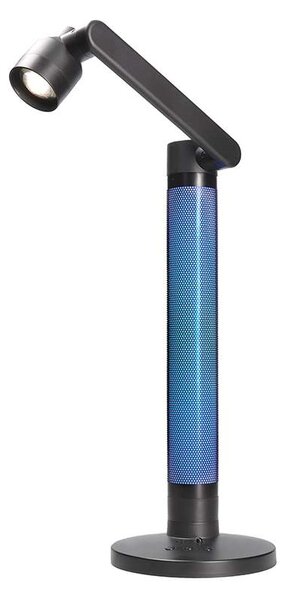 LED stolní lampička WO67 RGB s dálkovým ovladačem, černá