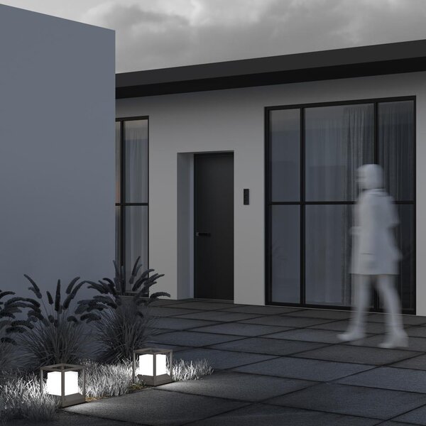 Maytoni Designové venkovní svítidlo TRIM, 15W, v. 25,5 cm, 1xE27, IP65