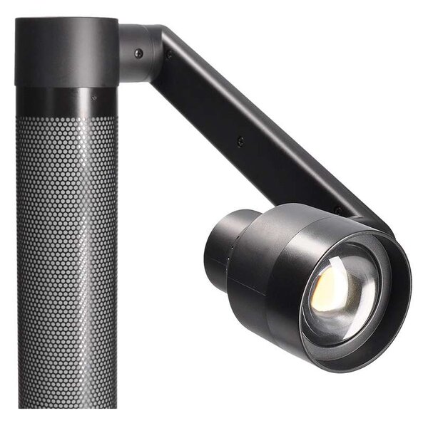 LED stolní lampička WO67 RGB s dálkovým ovladačem, černá