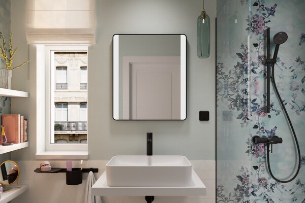 Hansgrohe Activera Select S - Sprchová souprava 95 2jet s tyčí 650 mm, EcoSmart, černá matná 28044670