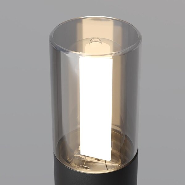 Maytoni Moderní venkovní sloupkové LED svítidlo GLIDE, 20W, v. 46 cm, 1xG9, IP54