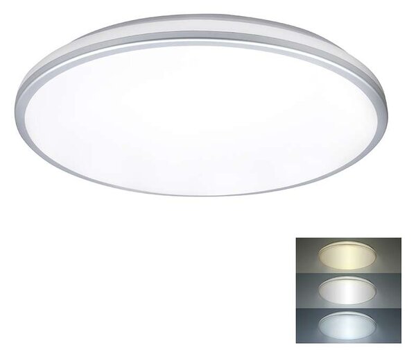 LED stropní světlo odolné vůči vlhkosti WO796 - průměr 33 cm, bílá