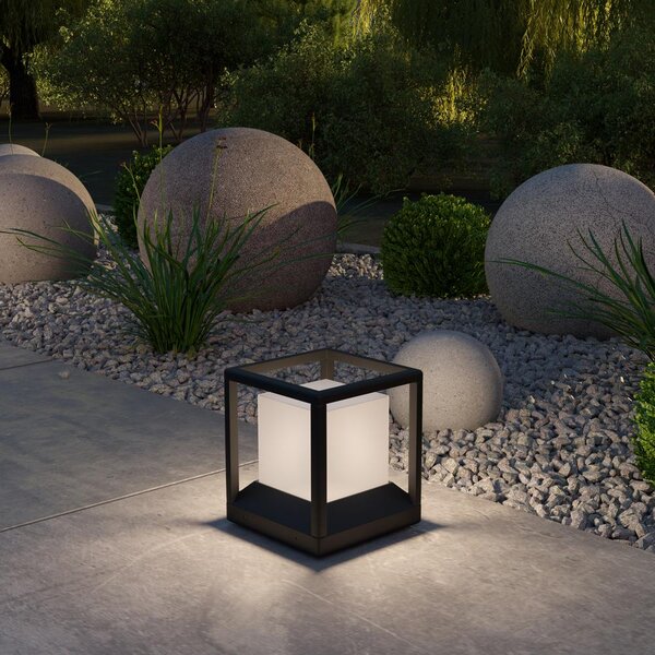 Maytoni Designové venkovní svítidlo TRIM, 15W, v. 25,5 cm, 1xE27, IP65