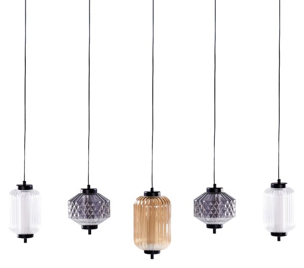 LED závěsná lampa SULLANE LED Sklo Pestrá
