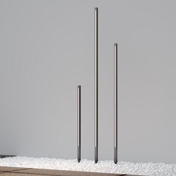 Maytoni Moderní venkovní sloupkové LED svítidlo POLE, 12W, v. 80 cm, 3000K, IP65