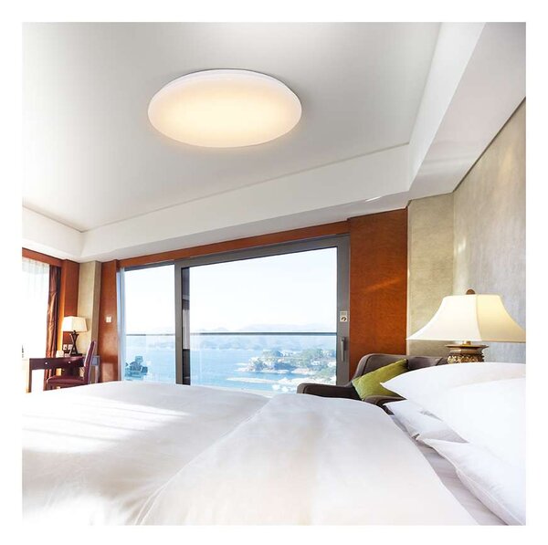 LED stropní světlo Plain nastavitelné - průměr 45 cm, bílá
