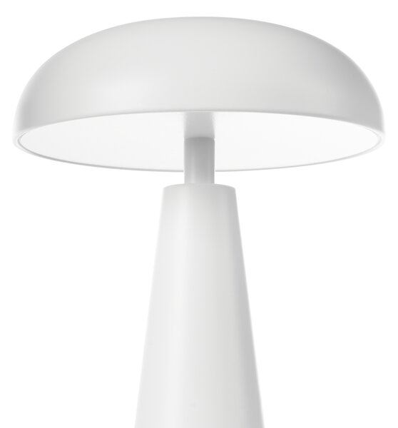 LED bezdrátová stolní lampa BOCONO se stmívačem Kov Bílá