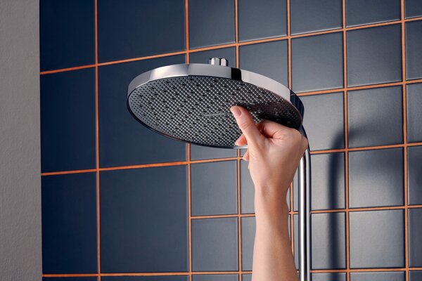 Hansgrohe Activera S - Sprchový systém Showerpipe 240 1jet se sprchovou tyčí Varia, EcoSmart, chrom 28074000