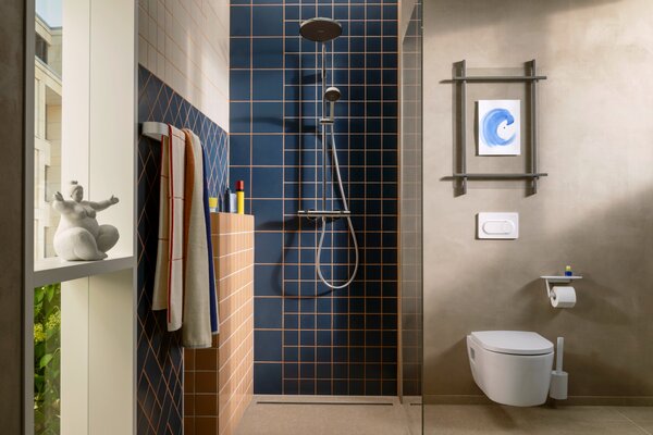 Hansgrohe Activera S - Sprchový systém Showerpipe 240 1jet se sprchovou tyčí Varia s termostatem Ecostat Fine, EcoSmart, chrom 28078000