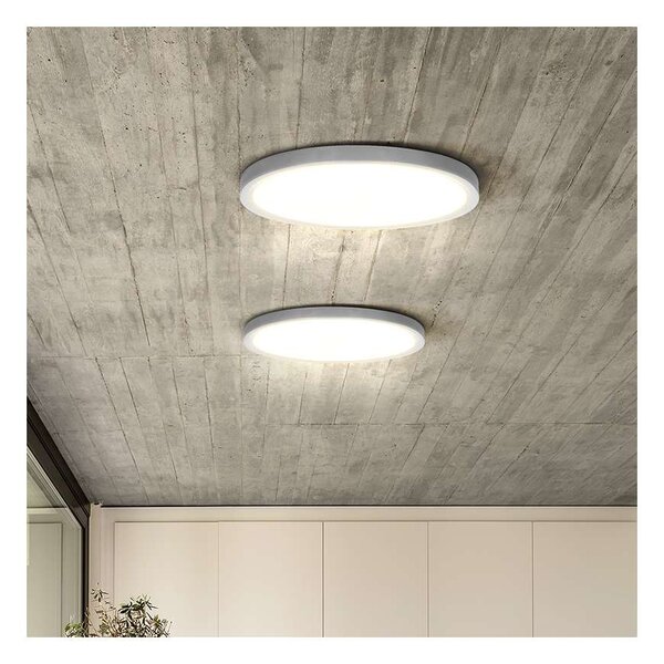 LED stropní světlo s dálkovým ovládáním Estela nastavitelné - průměr 30 cm, bílá