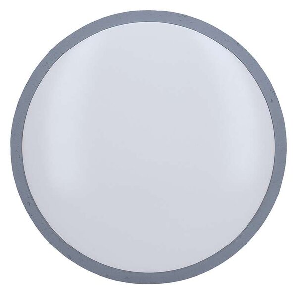 LED stropní světlo s dálkovým ovládáním Grey nastavitelné - průměr 49 cm, šedá