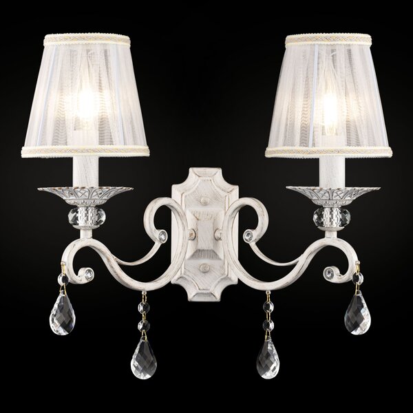 Maytoni Nástěnné LED svítidlo GRACE, 2xE14, v. 39 cm