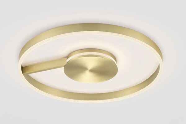 Nova Luce Zlaté kovové stropní LED světlo Siena 60 cm