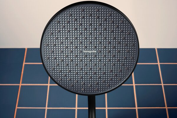 Hansgrohe Activera S - Sprchový systém Showerpipe 240 1jet se sprchovou tyčí Varia s termostatem Ecostat Fine, EcoSmart, černá matná 28078670